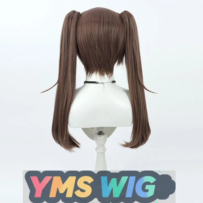 【MES WIG】 Déesse du Victoire: Nikki Cat Ear Girl Nilo Cosplay Perruque Deux Pièces Tigre Bouche Clip Queue de Cheval