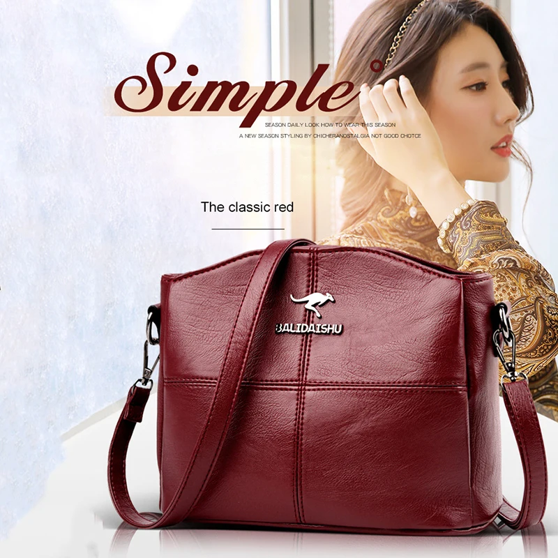 2025 New Splicing Middle-aged Women's Bag Fashion Leisure Single Shoulder Crossbody Bag Trend Large Capacity Bucket Bag