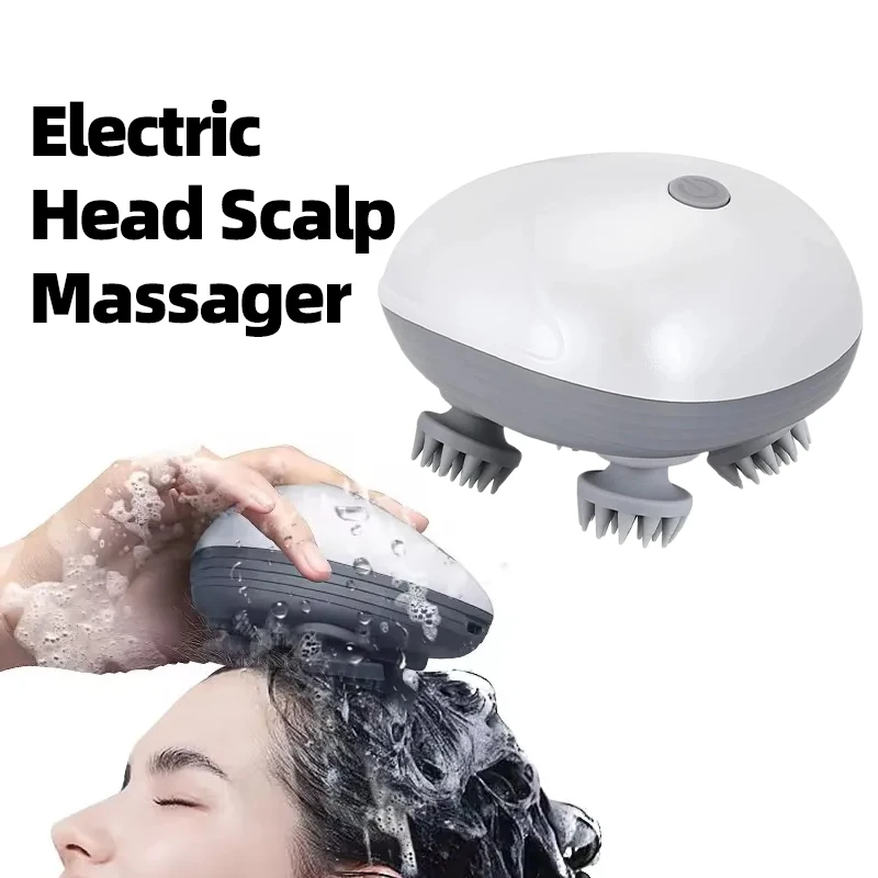 

Head Scalp Massager Body Heads Neck Shoulder Arm Leg Deep Tissue Relax Massage Kneading Vibrator Electric Multi Claw Device