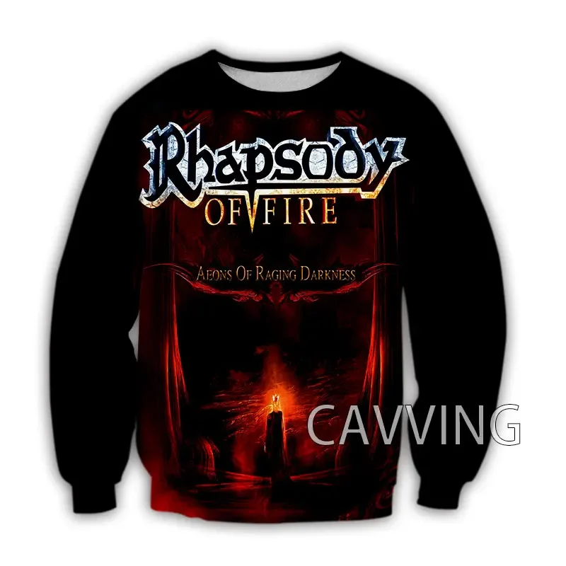 

Rhapsody of Fire Band 3D Printed Crewneck Sweatshirts Harajuku Styles Tops Long Sleeve Sweatshirt Casual Sweatshirts h02