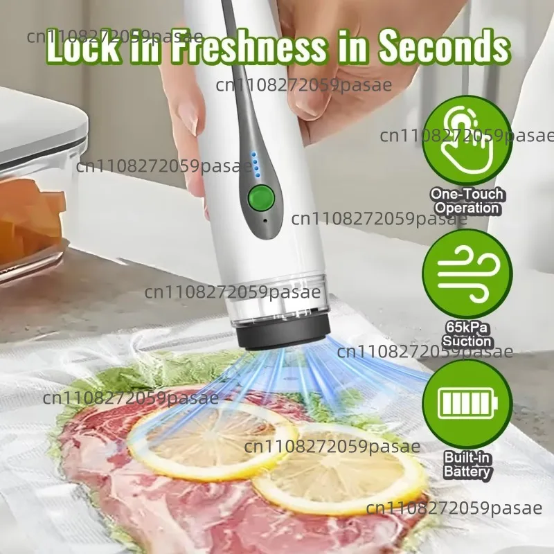 Mini Portable USB Powered Automatic Vacuum Sealer Reusable Lithium Battery Kitchen Gadget Filter Liquid Household Sealer