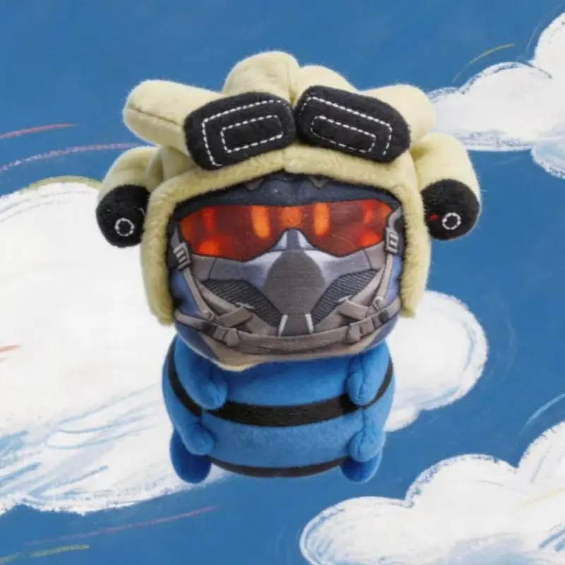 Funny Delta Force Game Plush Keychain Cute Worm Viktor Stuffed Doll Bag Charm Hot Game Meme Peripheral for Gamers Fans Gifts