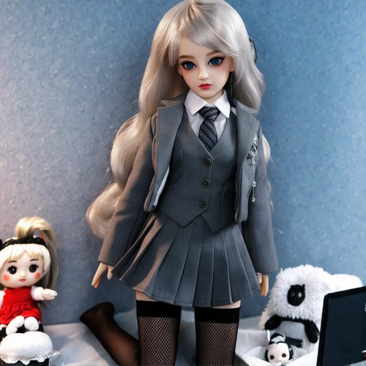 コレクタブルアニメドール、夜間の同伴に最適な可動関節付き、成人男性ドール、着衣なしで挿入可能（服なし）