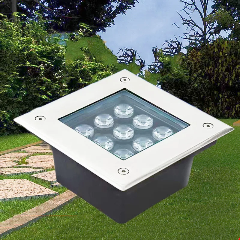 

Led Deck Lights Outdoor Recessed Led Yard Lighting Underground Light Led Floor Lamp Waterproof Garden Lighting 3w 6w 9w 12w 12v