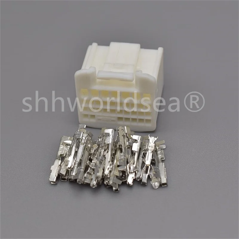 1Set 34 Pin  Female Male Socket With Terminals For Nissan 1123337-1 Automotive Connector Plug