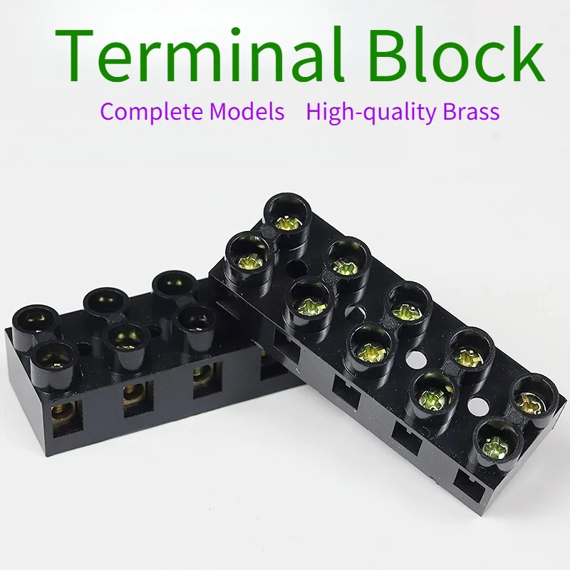 JX5-1002 X5 Copper Terminal Post, 10/20/60A High Current Terminal Block, 2/3/5/10 Position Wire Connection Connector
