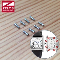 Watch back cover screws for Cartier Tank MC Small Seconds 34.3X44mm mens' watch