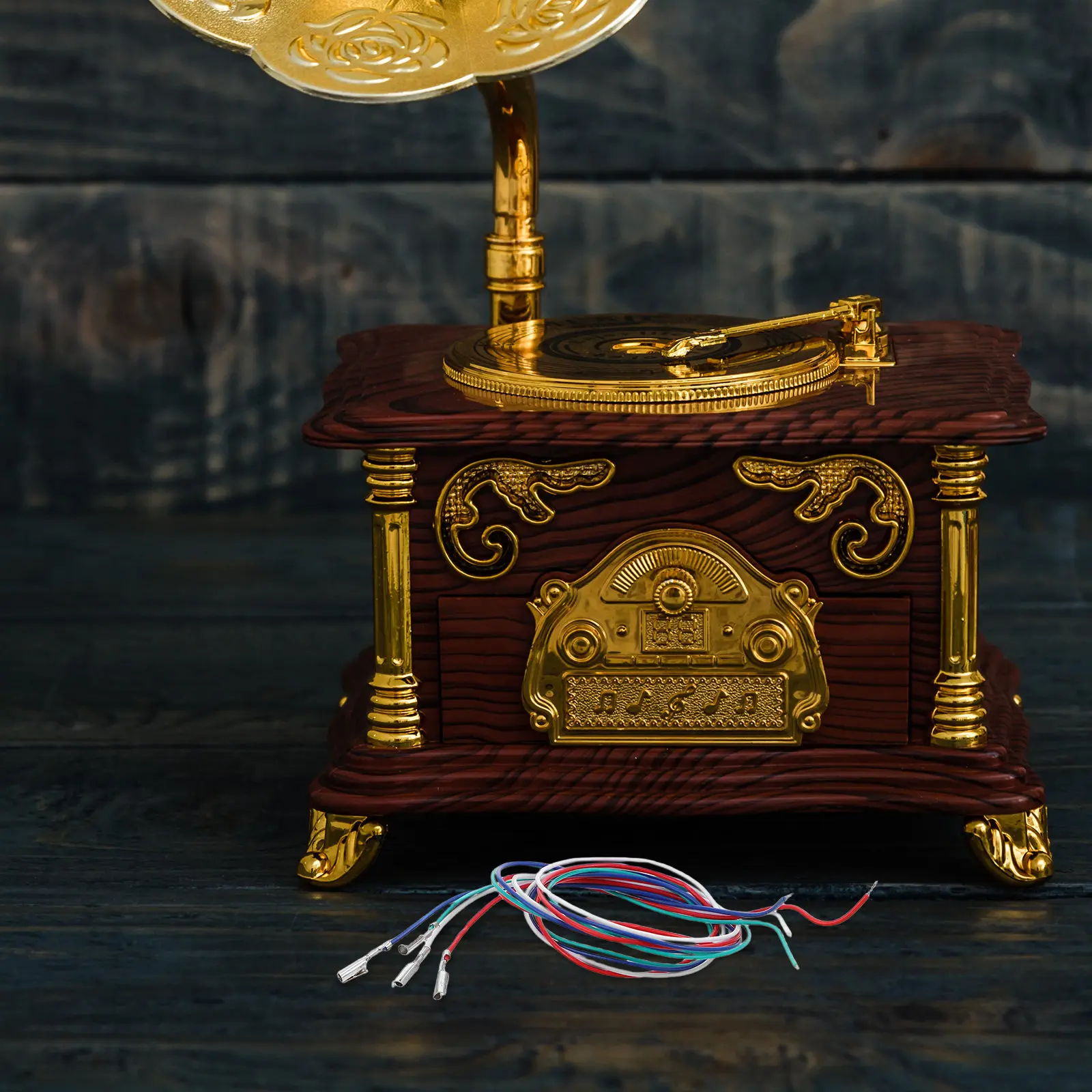 4Pcs Turntable Phon…