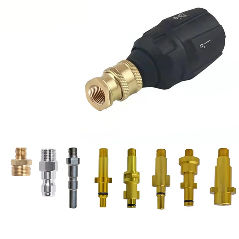 High Pressure Car Wash Water Gun Five in One Nozzle Water Gun Adapter for Karcher/Bosch/Lavor Car Wash Machine Accessories