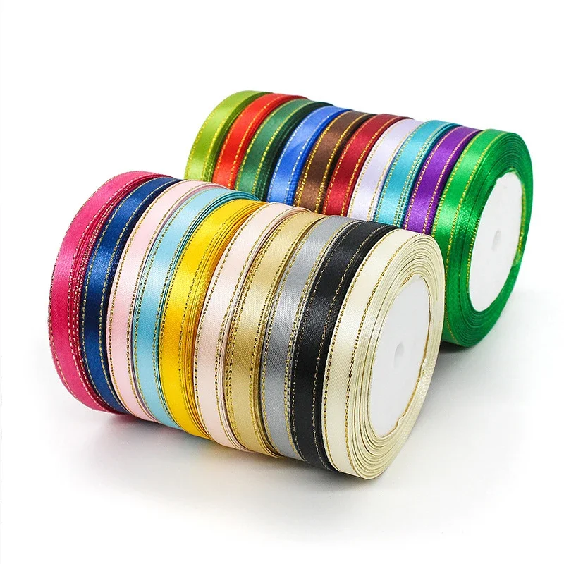 6mm Ribbon for Bows Ribbon Satin Ribbon Wholesale Roll Satin Gift Wedding Satin DIY Fabric Ribbons for Crafts Decorative DD006