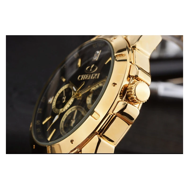 CHENXI Brand Fashion Gold Women Watch Ladies Watch Quartz Watches Luxury Clock Stainless Steel Waterproof Wrist Watches Female