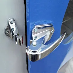 Zinc Alloy Door Handle Lock Spring Loaded Pull Handle Latch  For Oven Refrigerator Freezer Storage Industrial Accessories