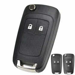For Chevrolet 2/3Buttons Car Remote Key Shell Case Cover For Chevrolet For Cruze For Spark For Orlando Car Key Case Replacement