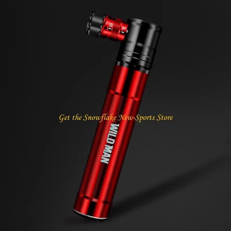 

E56D Портативный велосипедный насос Адаптер насадки компрессора Сверхлегкий насос для накачивания шин 100 фунтов на квадратный