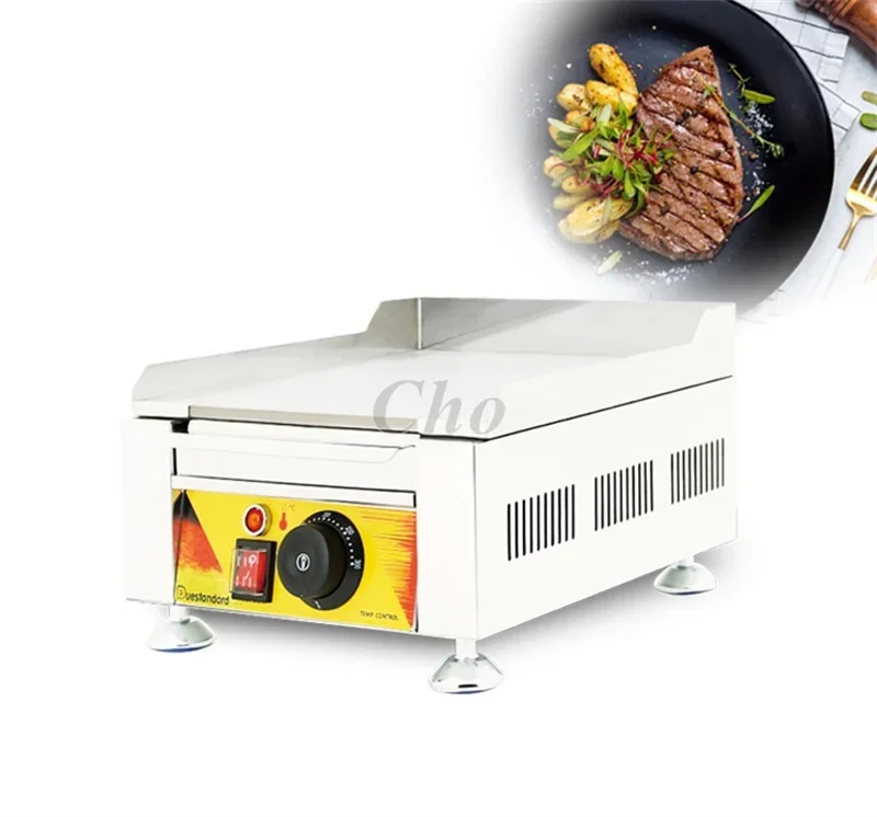 Haushalt Mini Bratpfanne kommerzielle kleine gebratene Steak Maschine gegrillte Tintenfisch Teppanyaki Hand Kuchen Maschine Ausrüstung