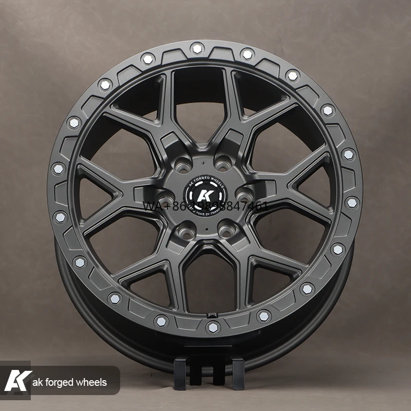 Wangu Custom Beadlock Off Road Wheel 17 18 20 Inch Forged Wheels 4x4 Rims 6x139.7 Offroad Wheel for Isuzu D Max Jeep Ford Ram
