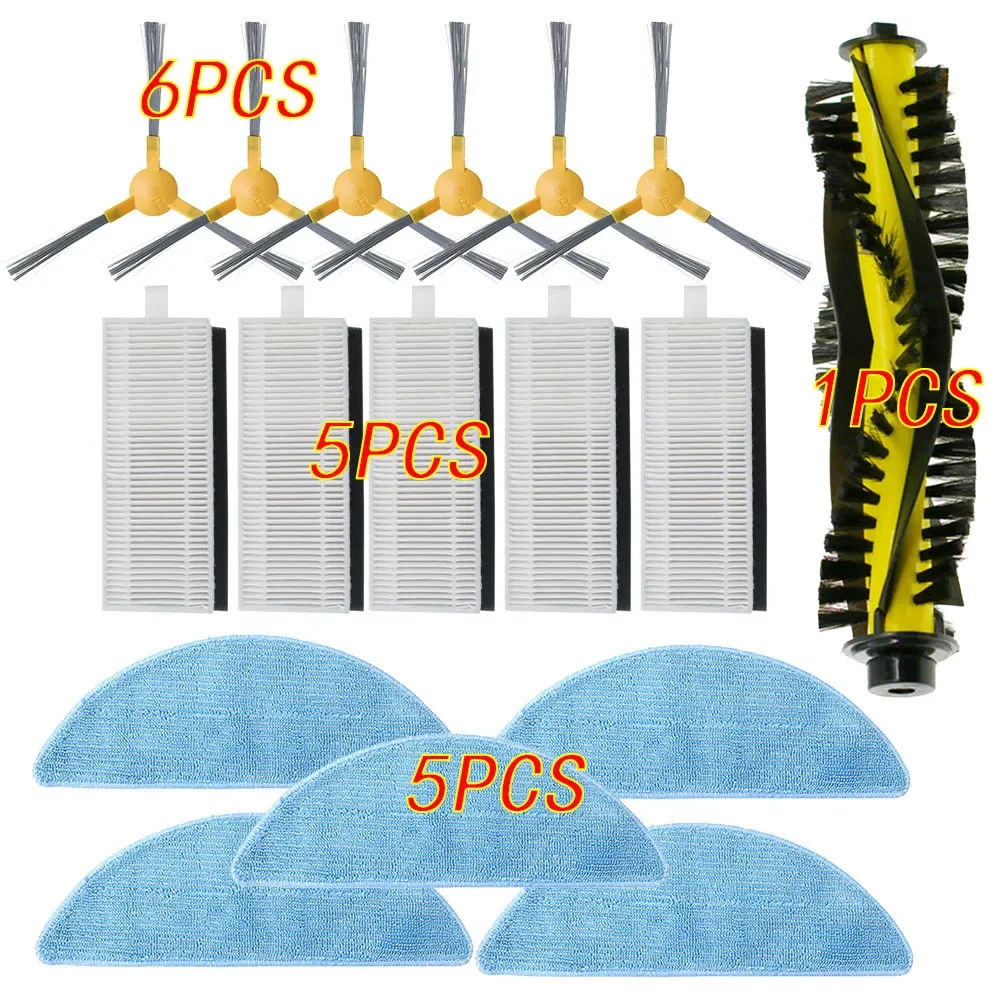 Боковая щетка, Hepa фильтр, Швабра, круглая щетка для Neatsvor X500 аксессуары для робота-пылесоса, круглая щетка для Neatsvor