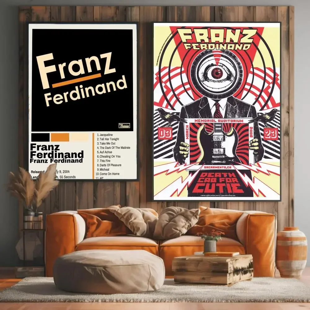 band F-Franz Ferdinand-D Painting Calligraphy Artwork for Living Room Bedroom Office Home Decor
