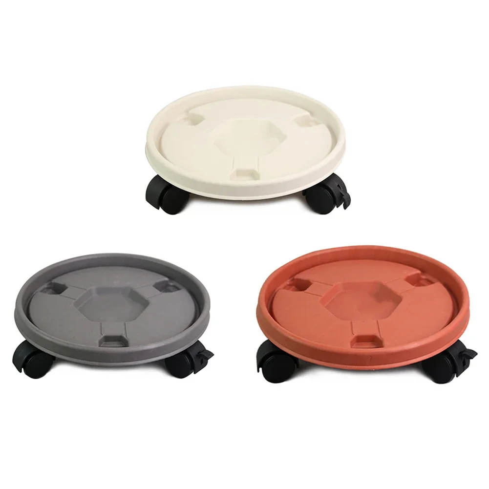 

1pc Plant Mover Degree Rotating Wheels 260mm Plant Mover With Wheels Plant Support Roller Flower Pot Base Movable Tray