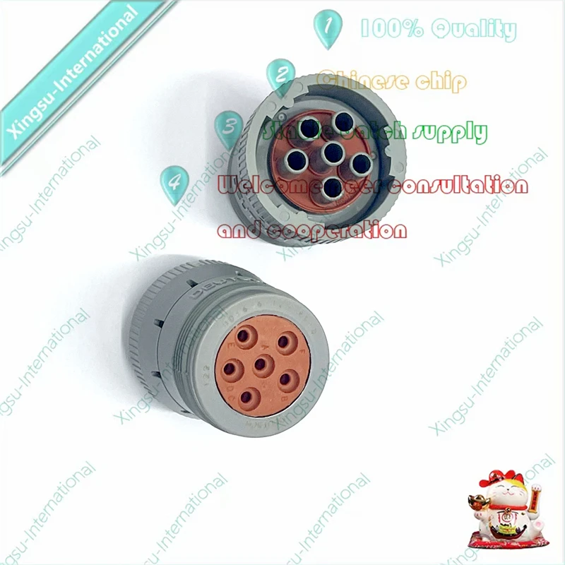 

1PCS/Piece 6-pin Male/Female Connector ROHS Environmental Protection IP68 Waterproof And Flame Retardant HD16-6-12S-B010