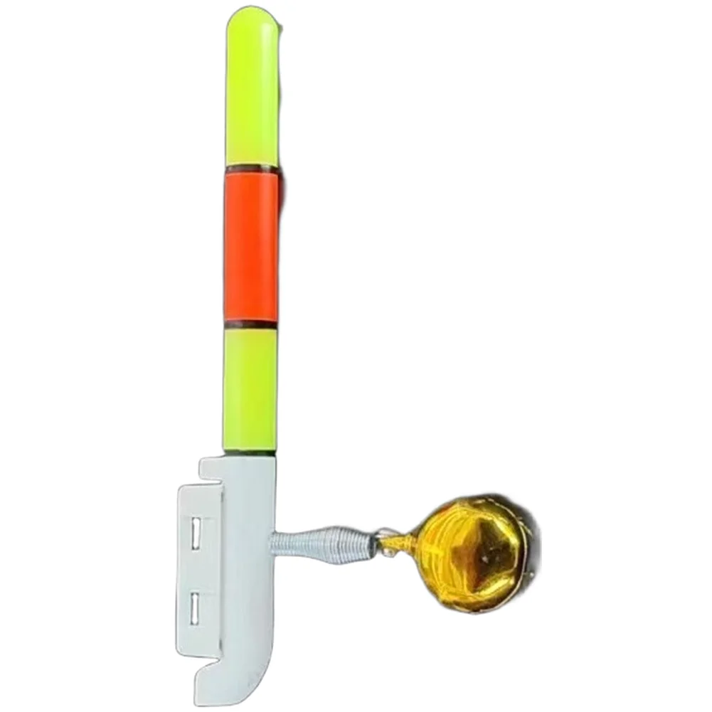 3PCS For Night Fishing Glow Rod Light with Bells Electronic Rod Tip Light Notification for Enhanced Bite Detection