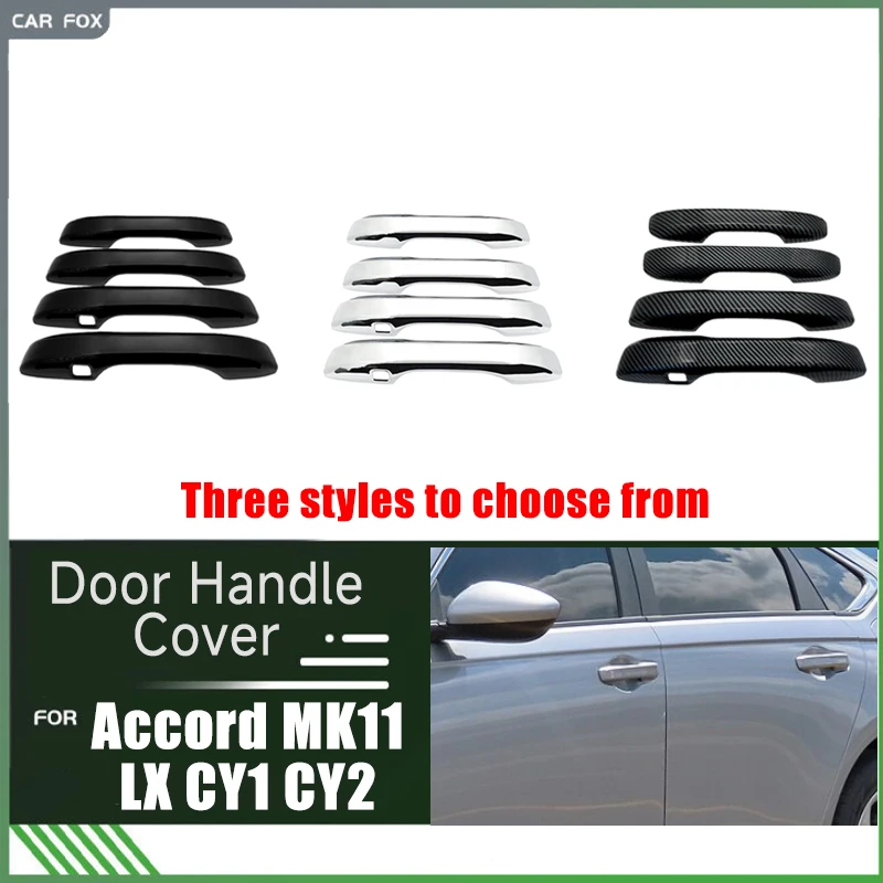 

Car Outer Door Handle Cover Trim For Honda Accord MK11 LX CY1 CY2 2023 2024 Honda Inspire Styling Car Accessories Gadget Sticker