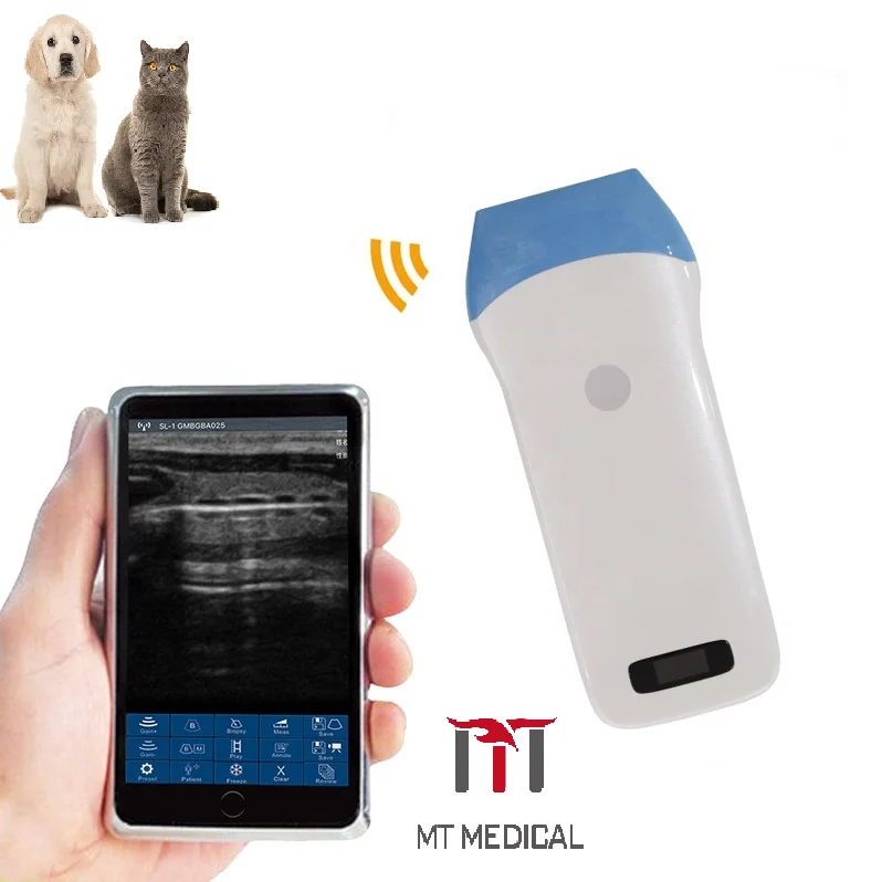 High End Veterinary Wireless Ultrasound For Animals Liner Probe Ultrasound Mini Wifi 5G Color Doppler Ultrasound