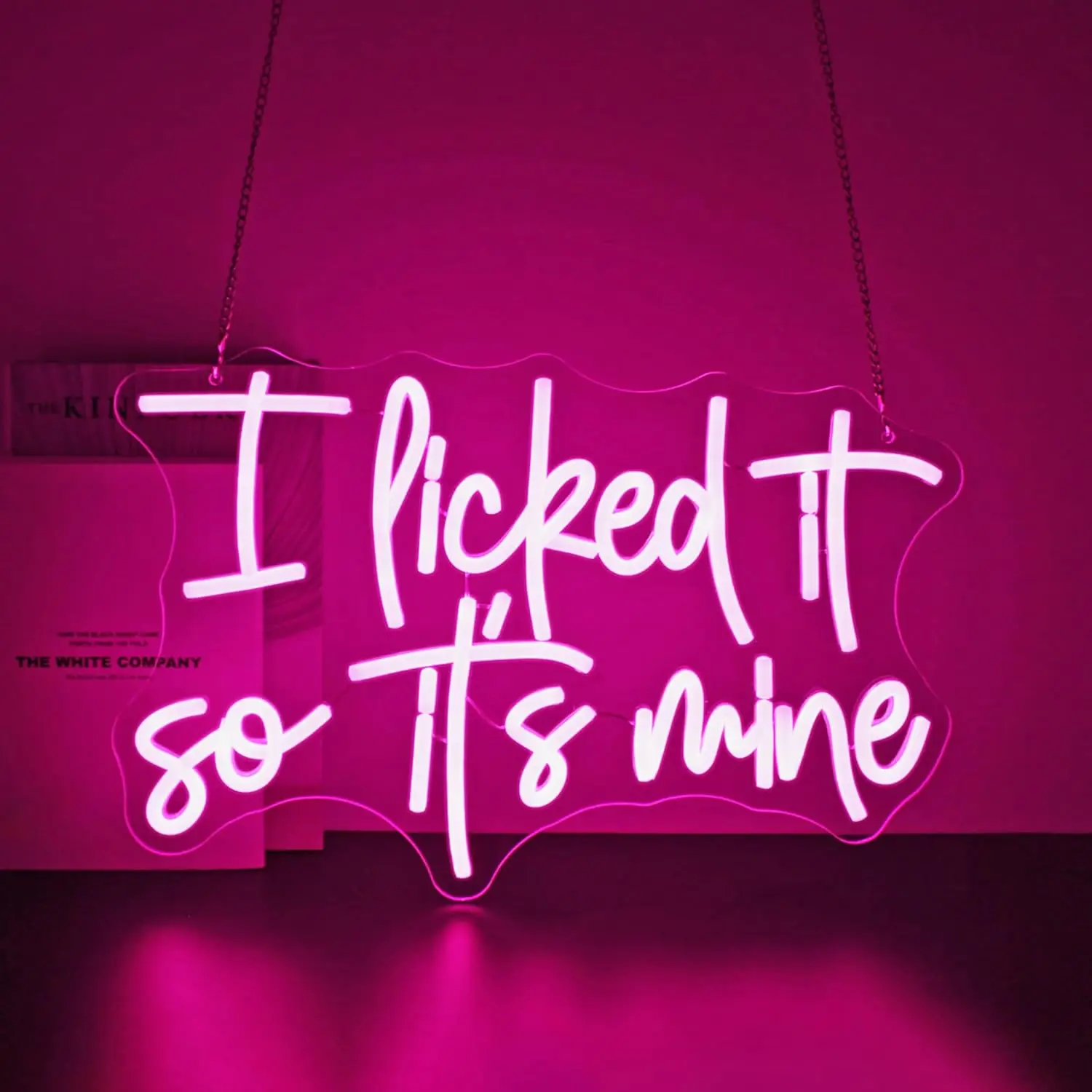 

I Liked It So It's Mine Neon Sign USB Dimmable LED Neon Light for Bedroom Club Party Bars Shop Wall Decor Valentine's Day Gifts