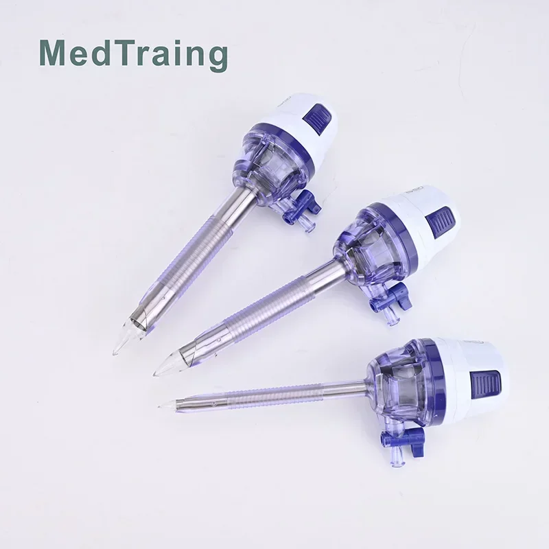 Medical Visible Trocar Laparoscopic Surgery Disposable Optical Trocar with CE for Medical and Teaching