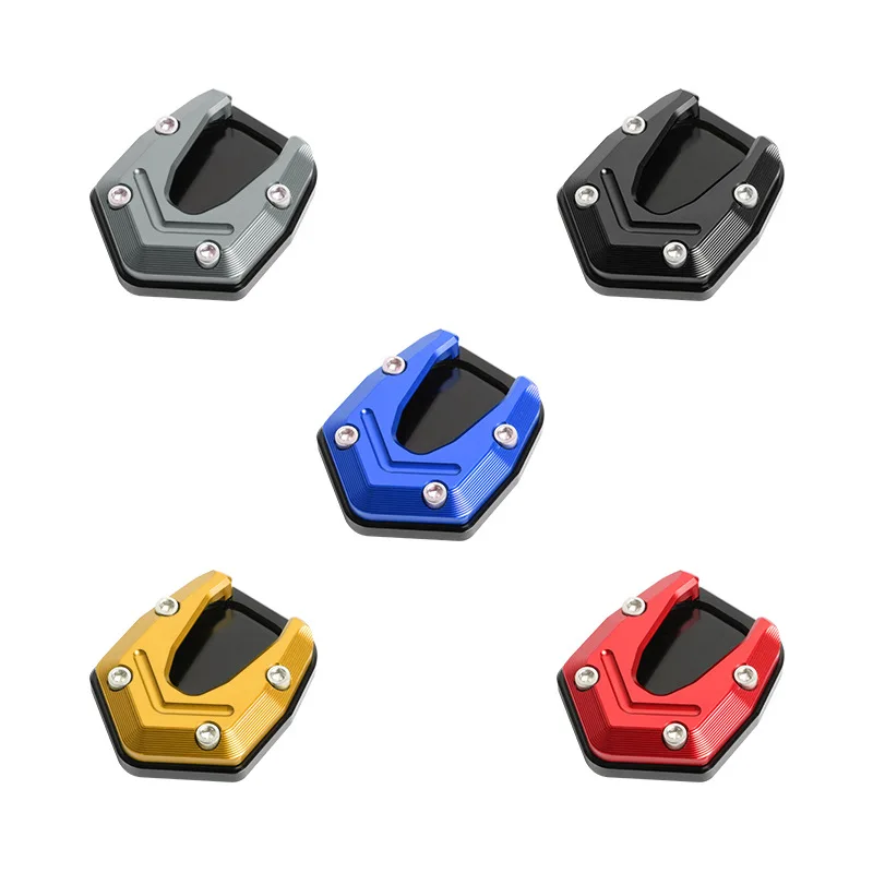 Motorcycle Kickstand Decoration For QJMOTOR RACE600 RRQ600 SRK600 Parking Rack Base Extension Pad CNC Modification Accessories