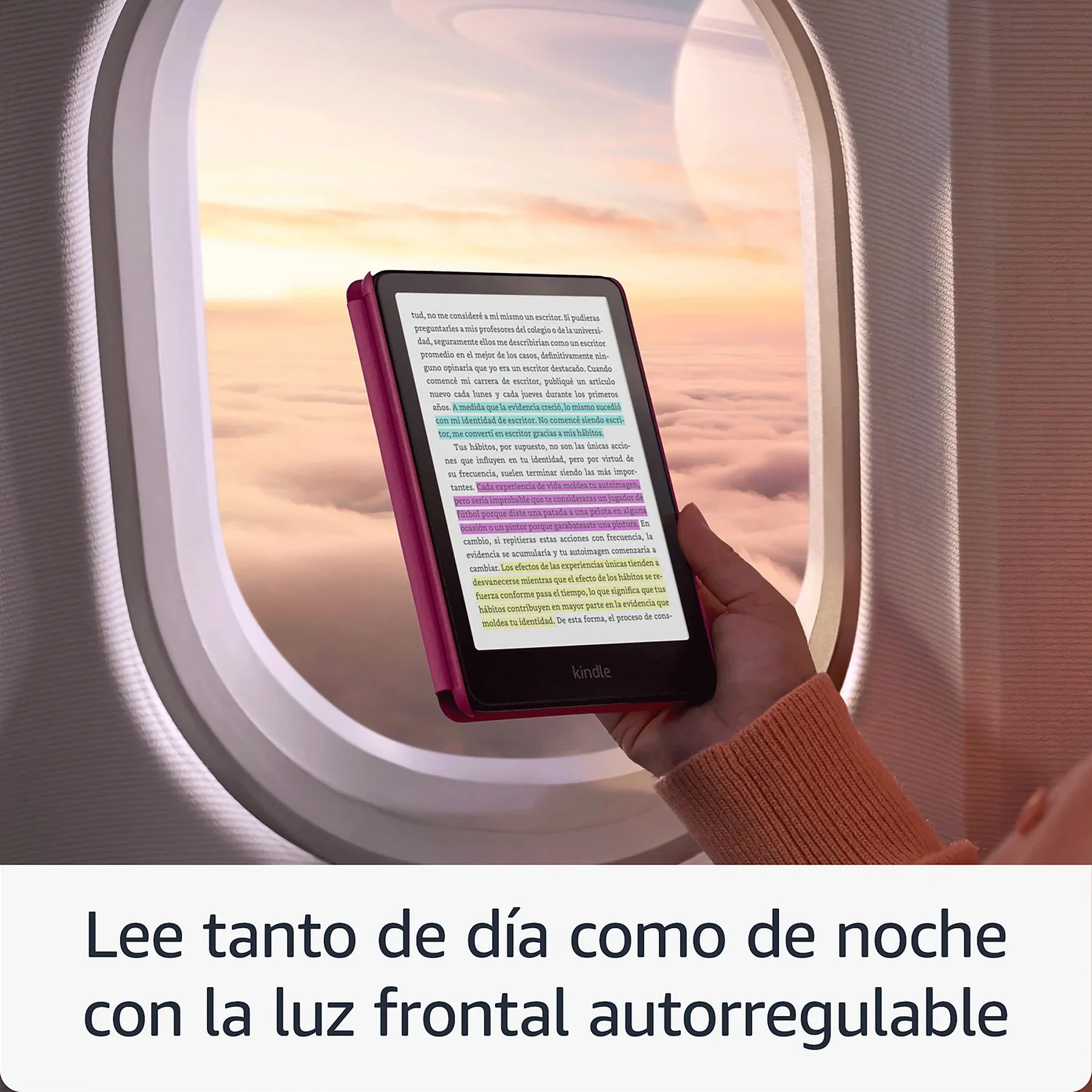 Amazon kindle colorsoft signature edition, 7", 32gb, 300 dpi, ebook, color screen, self-regulating front light, wireless charging, metallic black