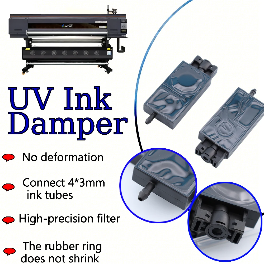 4PCS High Quality UV Damper for Epson Xp600 I3200 4720 I1600 Printhead for Water Based Ink Printer Parts