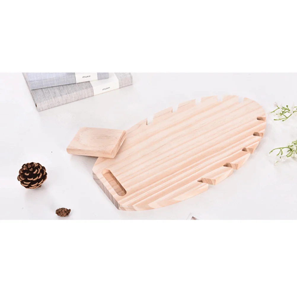 

Wooden Jewelry Display Stand 26X16X1.8Cm Resistant Storage Rack For Home Shop Window Organizer Holder