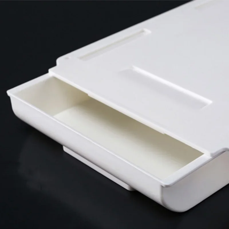Under The Desk Drawer Type Storage Box Desktop Organizer Office Desk Student Stationery Box Invisible drawer organizer