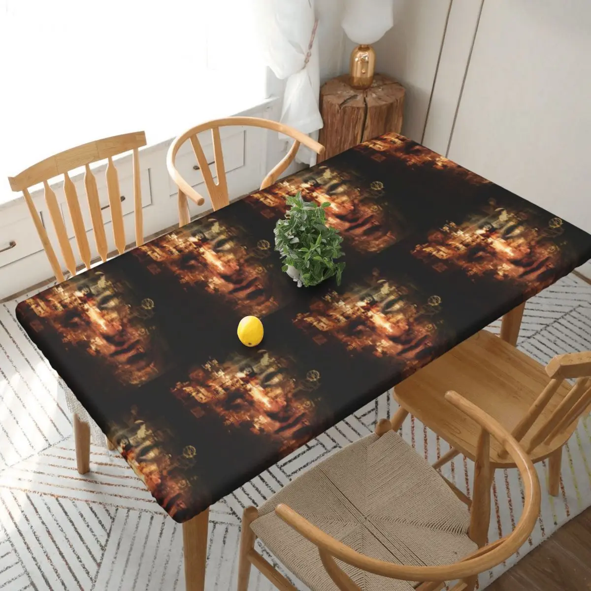 Dream Theater Customized Rectangular Tablecloth Oilproof Table Cover for Festival Party Decorations Table Cloth