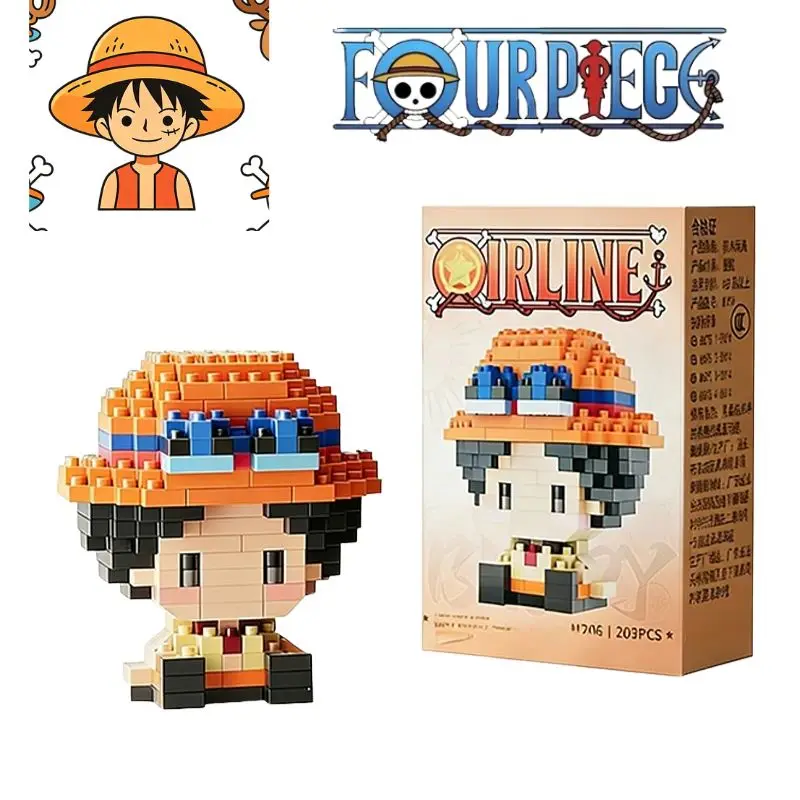 ONE PIECE Anime Micro Bricks Building Blocks, Sun God Nika Luffy