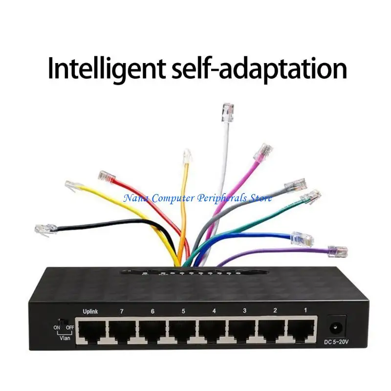 commutateur-reseau-f68c-8-ports-gigabit-avec-reglage-automatique-vitesse-prise-en-vlan-conception-efficace