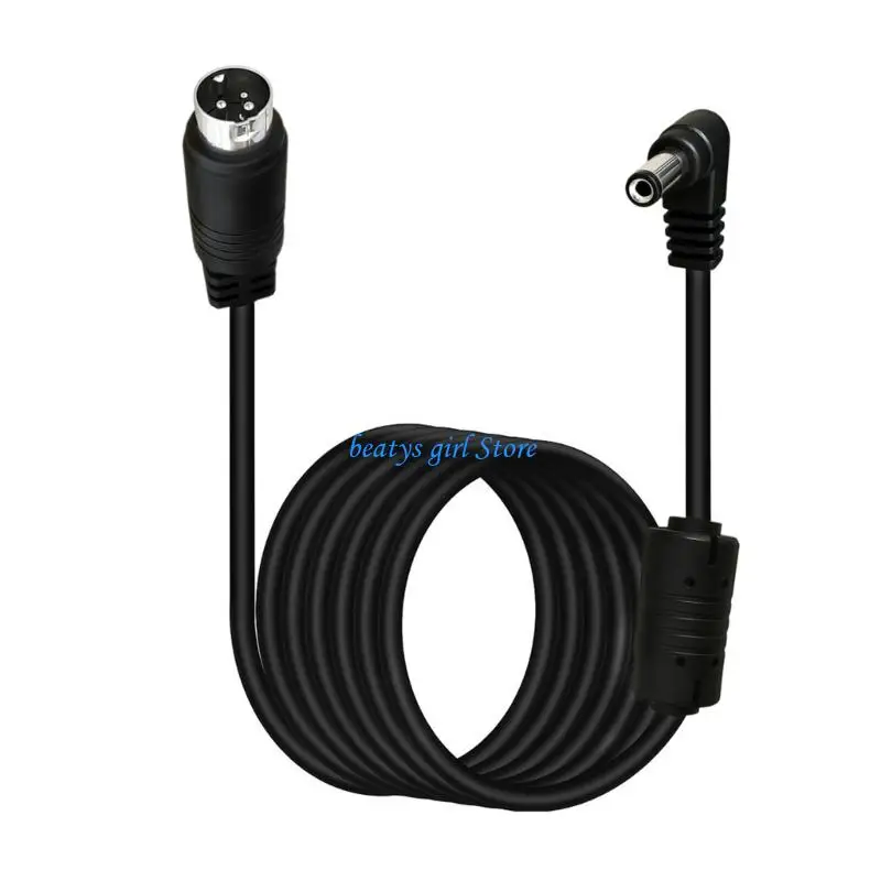 C7AB Universal 3Pin DIN To DC5.5x2.1mm Power Conversion Cable Power Supply Cord For Various Equipment Industrial Use