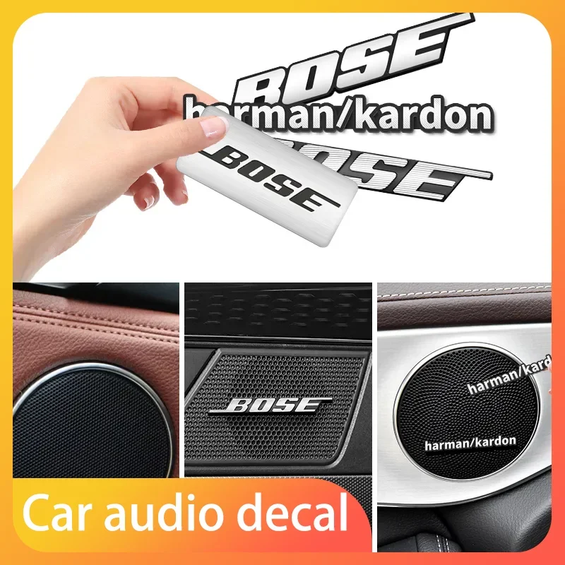 

Stereo sticker car audio decoration badge For Bose