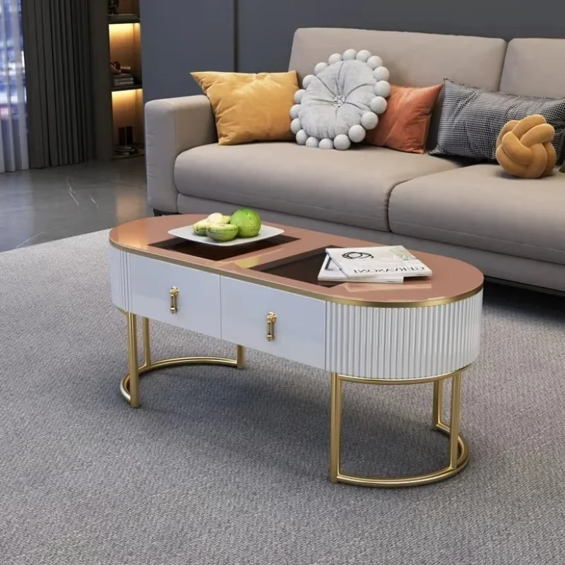 Oval Metal Coffee Table Trau Legs High Design Nordic Metal Coffe Table Mesa Lateral Modern Stoliki Do Kawy Bedroom Furniture