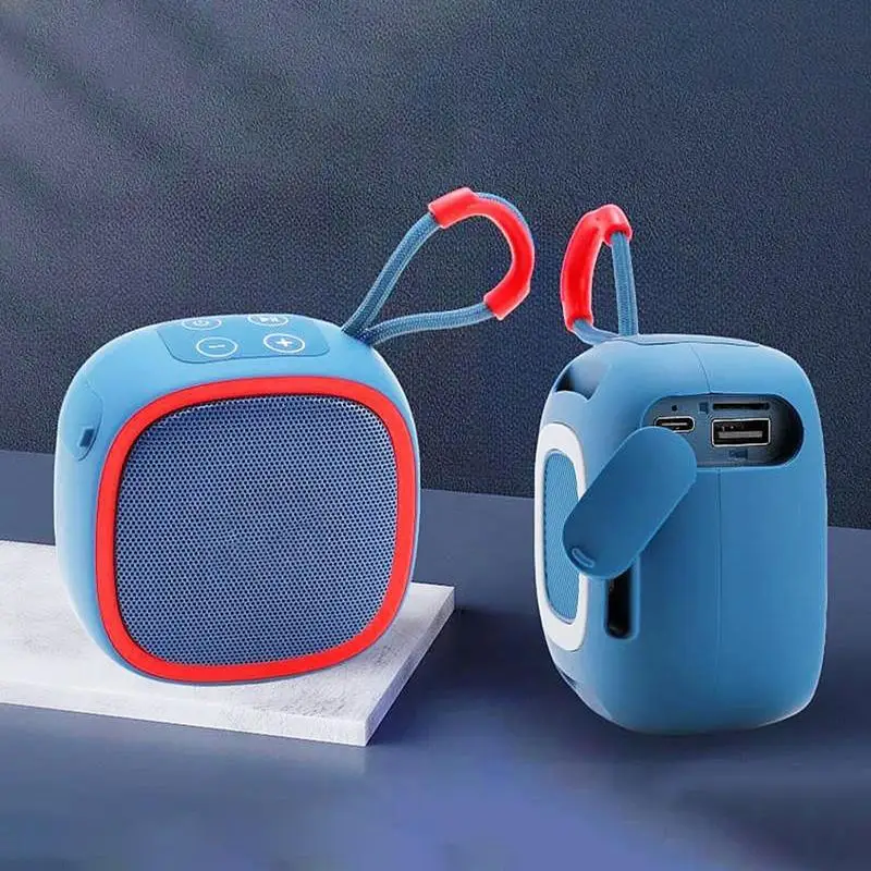 Беспроводная портативная настольная колонка, компактный беспроводной динамик для дома, улицы, Путешествий, Походов