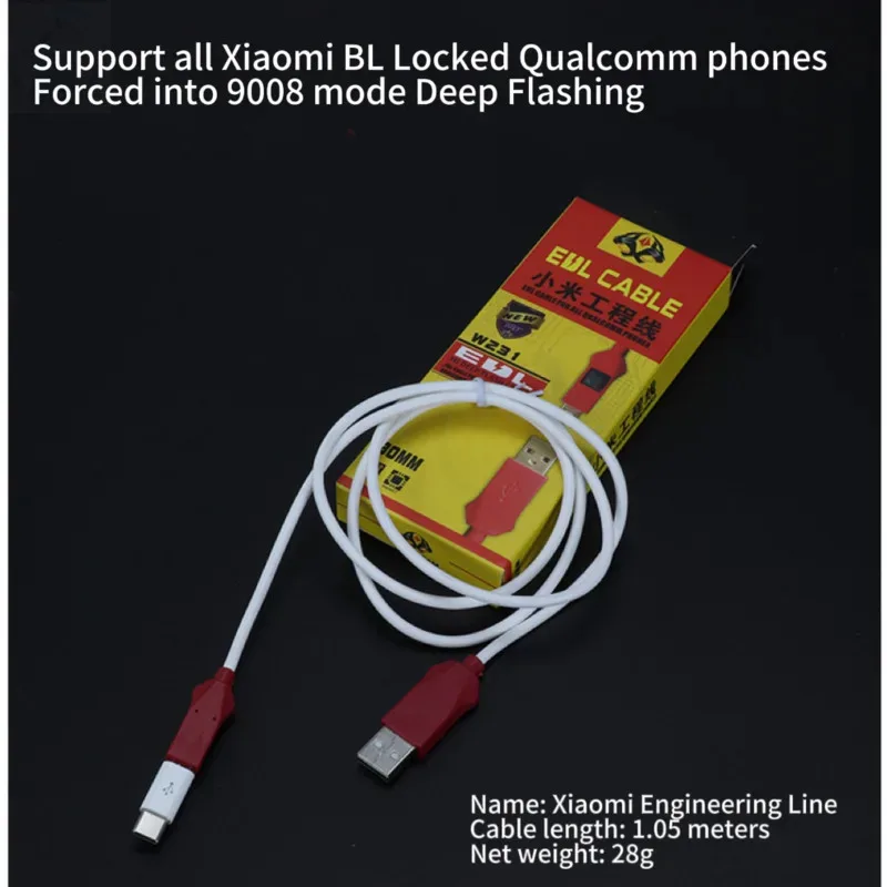 OSS W231 Professional Cable BL Locks EDL Deep Flash For Xiaomi Redmi Phone Open Port 9008 With Type C Adapter