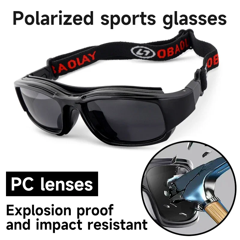 

Latest Outdoor Polarized Basketball glasses anti-impact safety glasses polarized Cycling Sunglasses
