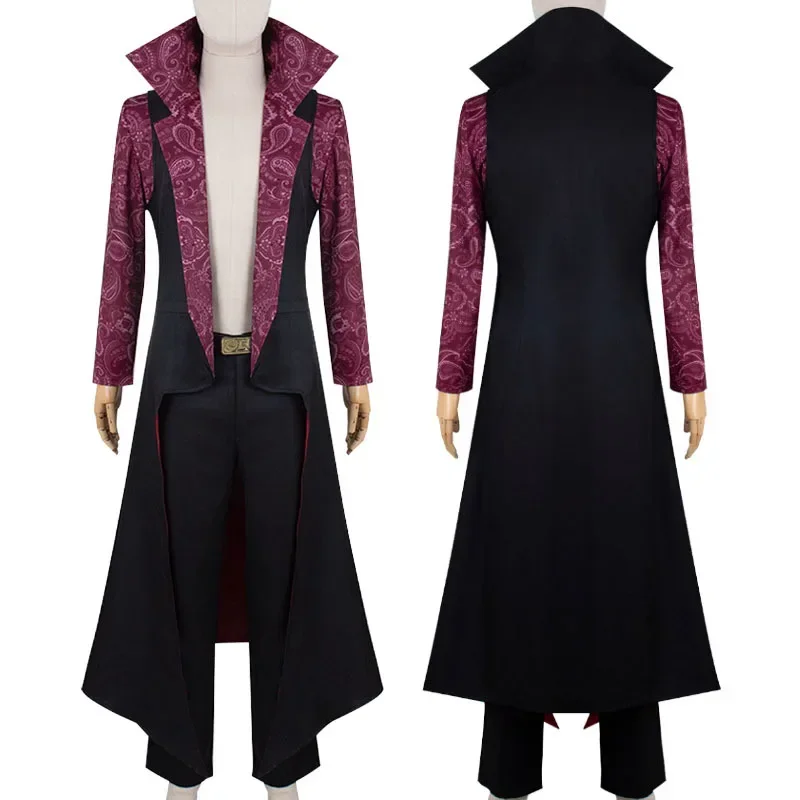 

Movie Dracule Mihawk Shanks Cosplay Shanks Costume Jacket TV Movie Cosplay Trench Coat Halloween Carnival Party Outfits