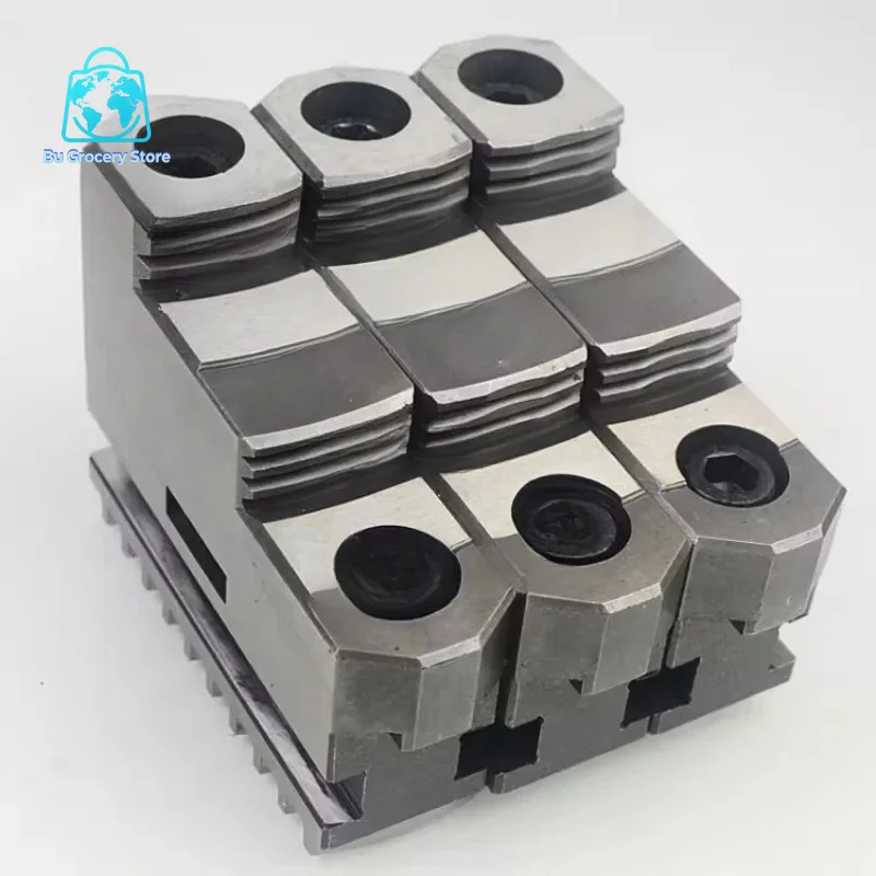 Manual Self-Centering Lathe Chuck K11-200 200C 3-Jaw with Separate Movable Jaws Machine Tool Collet