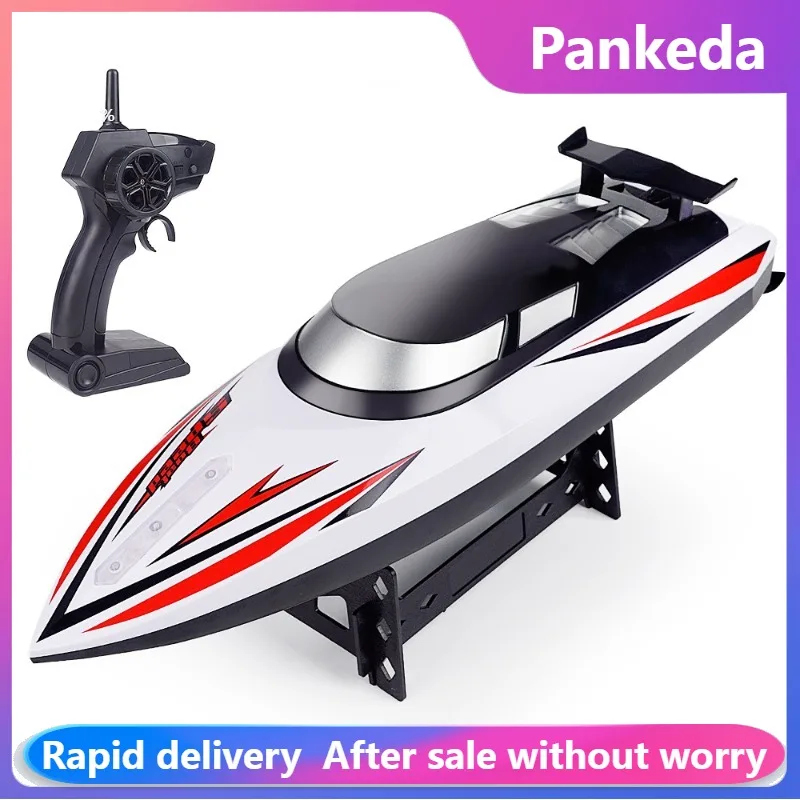 RH706 RC Boat 2.4Ghz 15-18km/h High-Speed Remote Control Racing Ship Water Speed Boat Children Model Toy for boys yacht gift