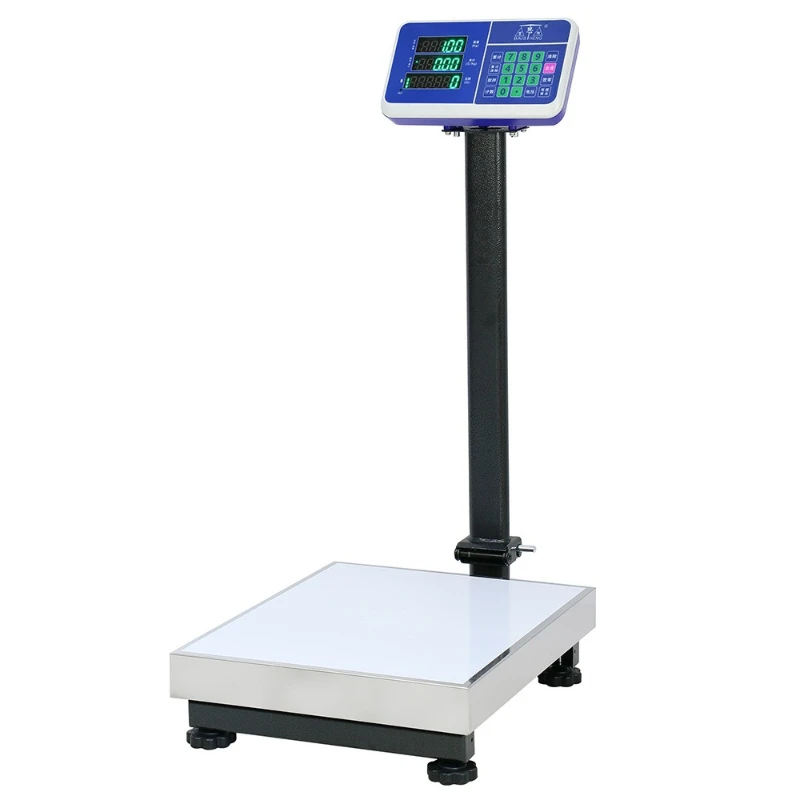 

New commercial electronic scale stall weighing table scale 300kg 150kg precision household weighing industrial scale