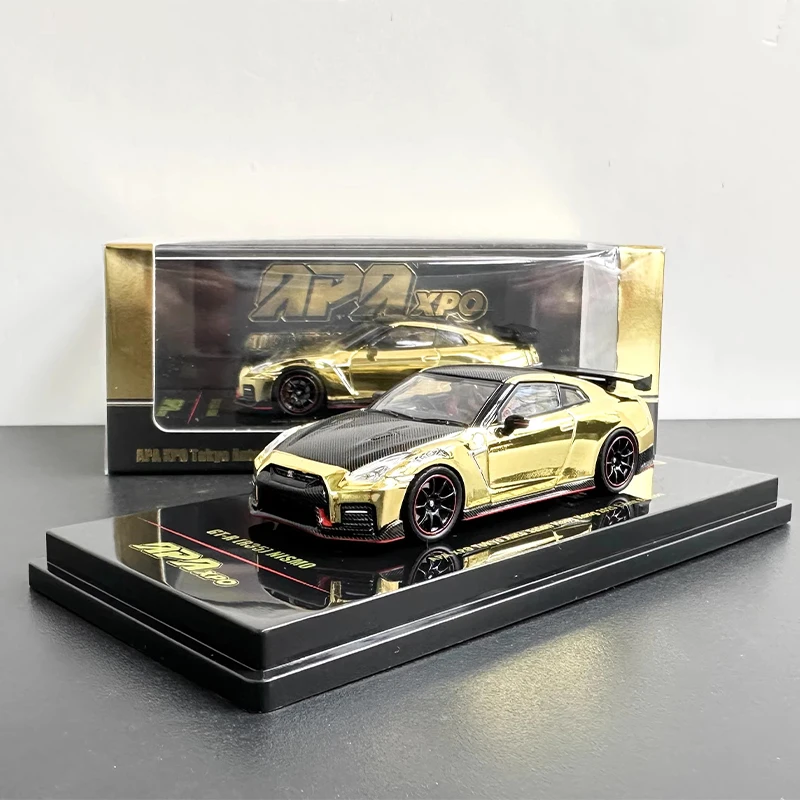 1:64 Scale GT-R R35 Nismo Simulation Alloy Car Model Static Display Collectible Toy Gift Souvenir Decoration