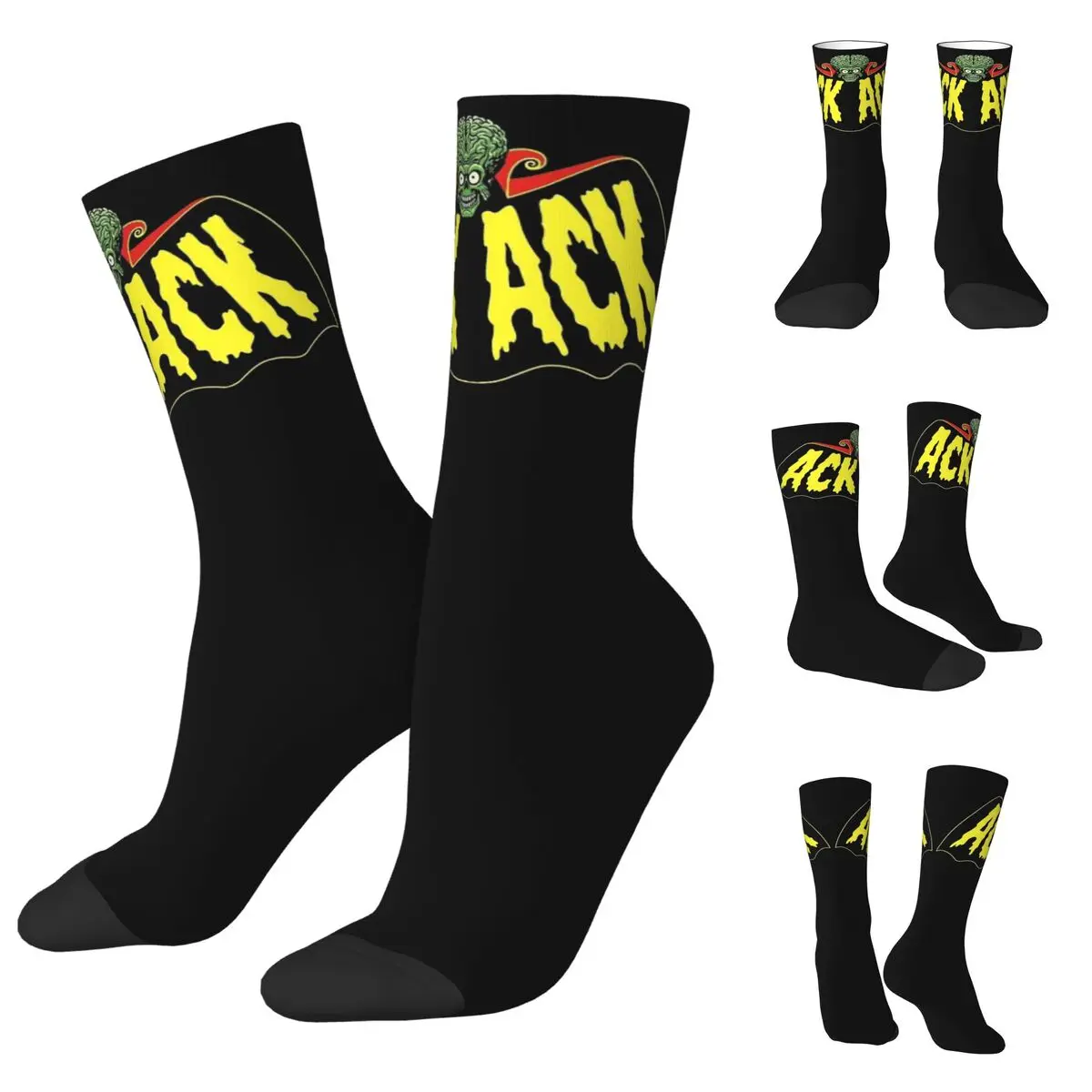 Ack Grain dreams-Chaussettes unisexes, imprimées en 3D, style de rue, hip hop