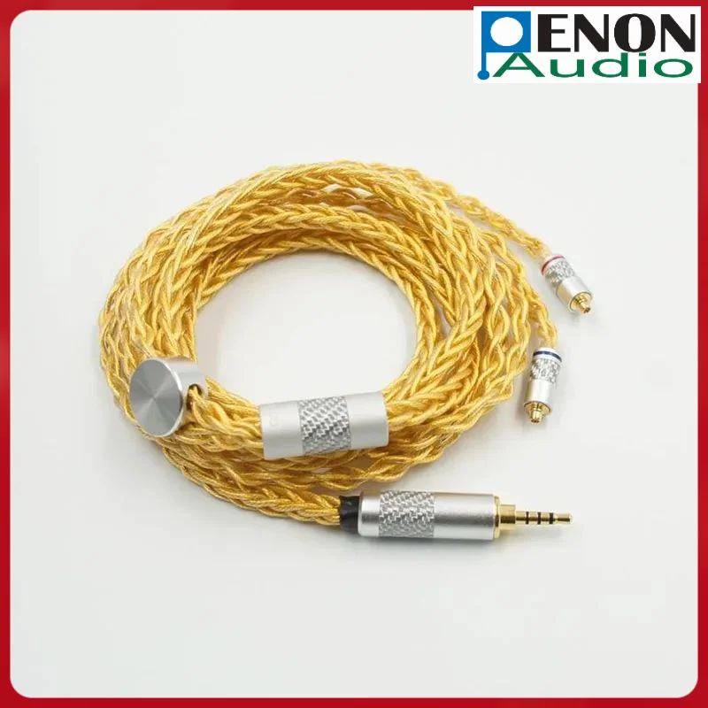 PENON GD849/GS849 8 Shares 49 Strand Mixed Braided MMCX/2Pin 0.78mm HiFi Audiophile Earphone Replacement Cable IEM Upgrade Cable